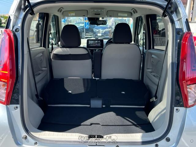シートを倒すとラージスペースが生まれます! 日産 デイズ