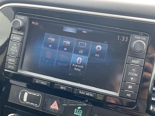 Bluetoothなどのオーディオソース使えます。 三菱 アウトランダーPHEV