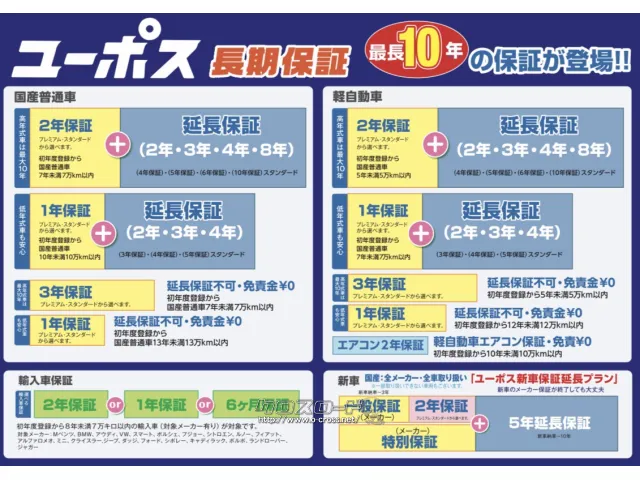 選べる最長10年保証。長く乗る車だからこそ、信頼のユーポスで車選びを!!! トヨタ シエンタ
