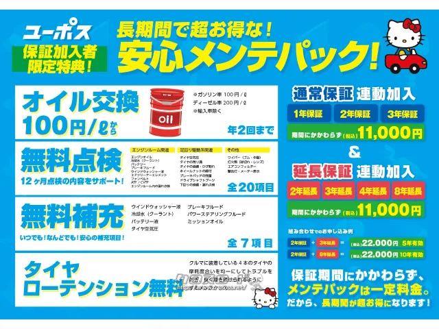 保証でカバーする範囲は業界最高水準の最大318項目! トヨタ シエンタ