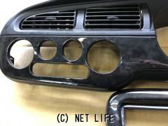 ミラジーノ メーターパネル 黒木目 l700ミラジーノ黒木目調メーカーパネル オーディオパネルセット