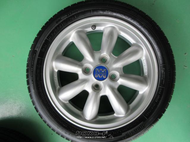 ミニライト用、アルミ　165/55-15 2本セット ホイール・タイヤ・15インチ ミニライト 165/55R15・ご成約・川武