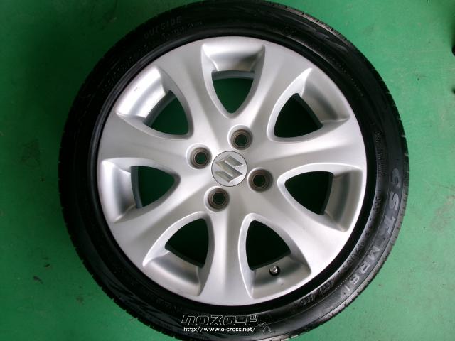 ②スズキ純正15インチ　アルミホイール・タイヤ2本セット　165/55R15 ワゴンR SUZUKI スズキ ワゴンRスティングレー 純正 15インチ