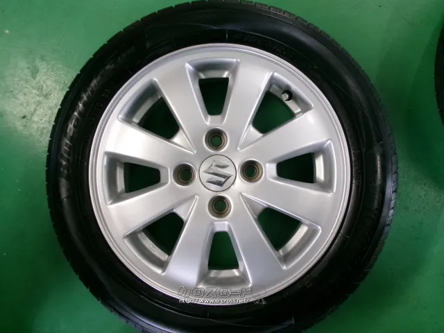 155/65R14 スズキ純正 ① (送料込み) ホイール・タイヤ・14インチ スズキ純正 155/65R14 ヨコハマ