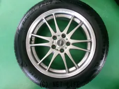中古品★X CROSS SPEED 16インチ タイヤ アルミ ホイール 4本セット★5J/+45/100/4穴★165/45R16★タント/N-BOX/ムーヴ等軽自動車に★即納