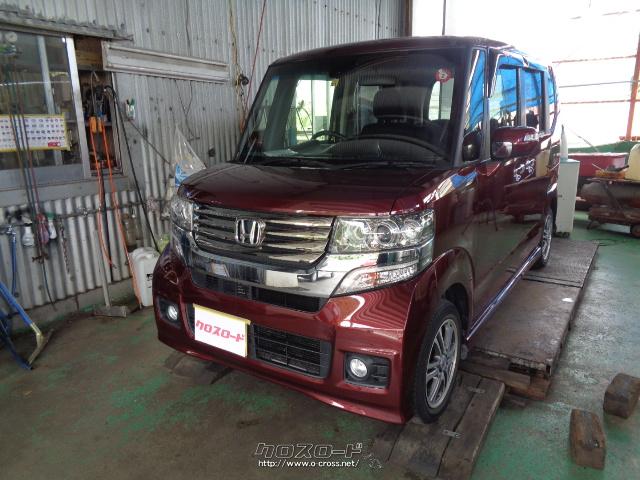 ホンダ N BOXカスタム・2014(H26)年式・ワインレッド・660cc・N.S 