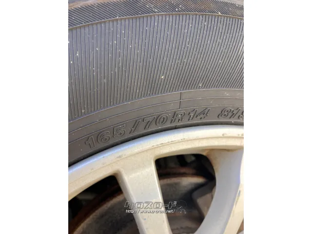 ホイール・タイヤ 165/70R14 日産純正アルミホイールタイヤ4本セット