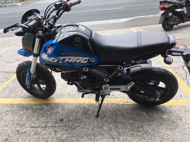 ホンダ グロム 125 5速 タイモデル・2021(R3)初度登録(届出)年・ブルー