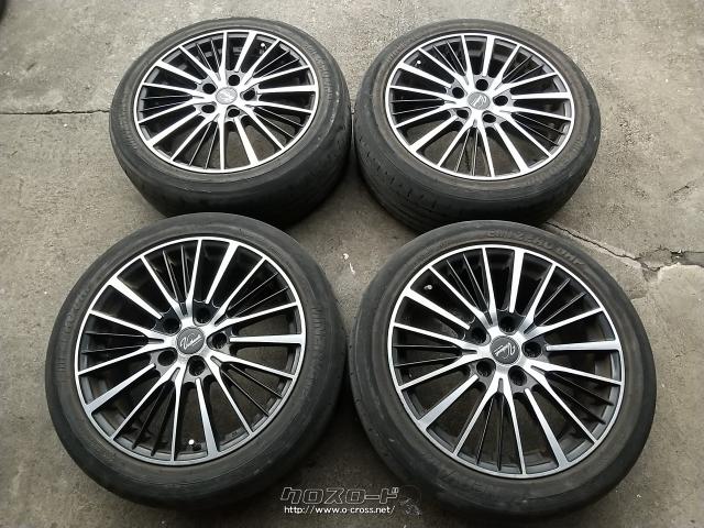 車のパーツ タイヤ、ホイール 2PC》タイヤホイールセット□ENCS-17インチ×DUNLOP W01 車検対応タイヤ