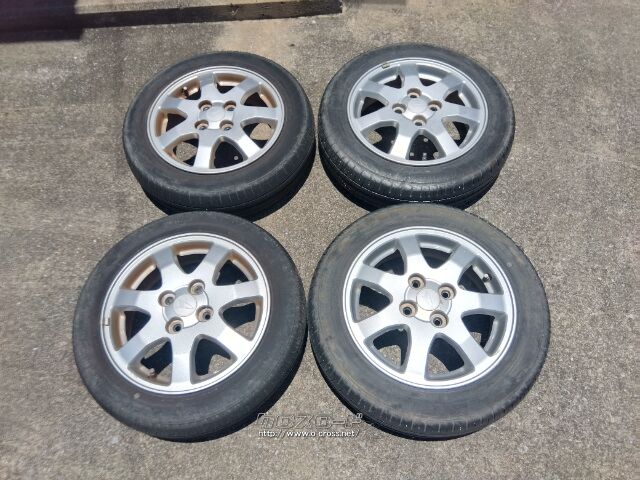 昭和3　155/65R14 ダイハツ純正アルミホイール　夏タイヤ ダイハツ純正ホイールセット155/65R14 極上品入荷！【本日の一品