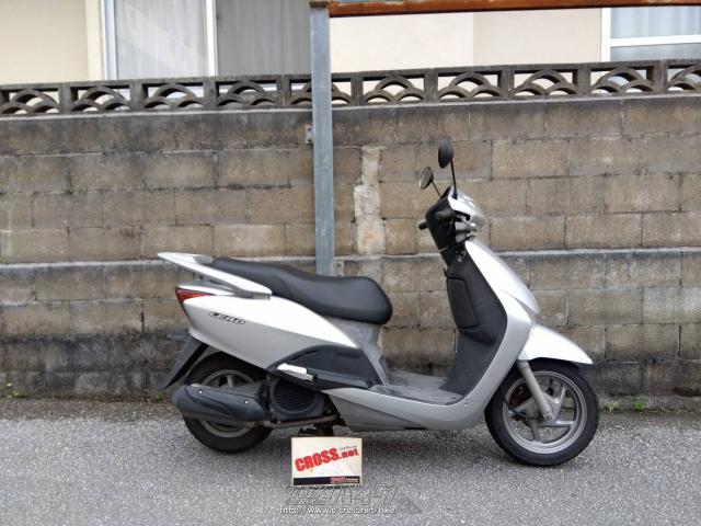 シルバーのHONDA製スクーター8599km ホンダ ライブDio ZX 後期 AF35 シルバー 2スト