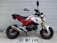 ホンダ グロム 125・赤/白・125cc・ワークショップ ピースパイン