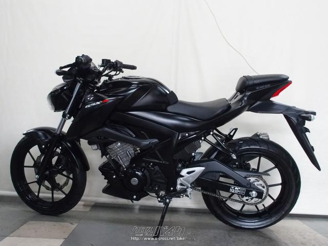 スズキ GSX-S125 ABS・2019(R1)初度登録(届出)年・黒つや消し・125cc