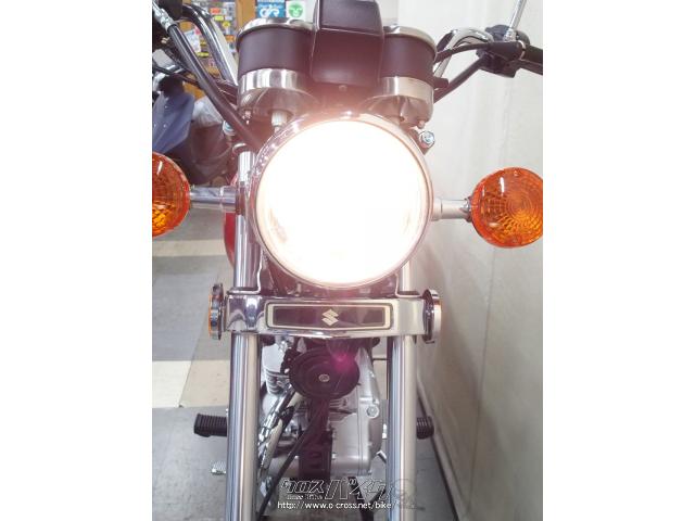 スズキ GN125・2018(H30)初度登録(届出)年・赤・125cc・J-House・397km