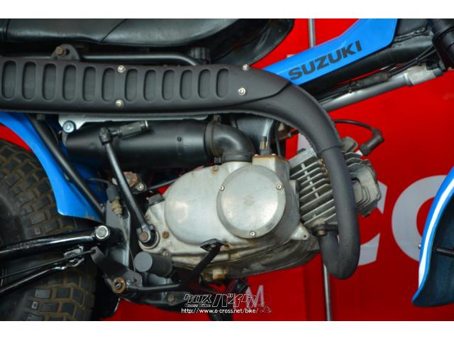スズキ バンバン90 純正空気入れ付 セミレストア・ライトブルー・90cc