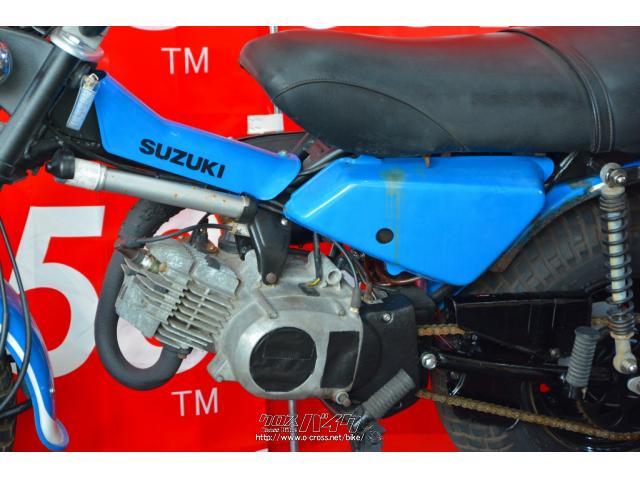 スズキ バンバン90 純正空気入れ付 セミレストア・ライトブルー・90cc