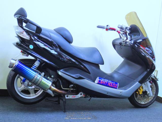 ヤマハ マジェスティ125 FI○バーハンドル カスタム○チタンマフラー 