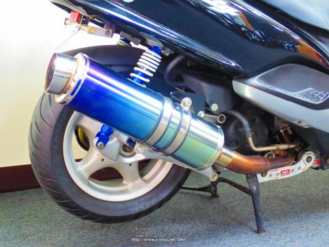 ヤマハ マジェスティ125 FI○バーハンドル カスタム○チタンマフラー