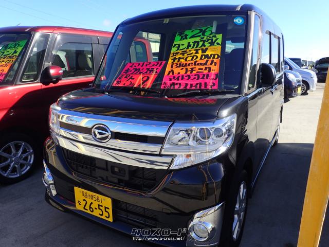 ダイハツ タント カスタムX SA・2014(H26)年式・黒・660cc・屋富祖