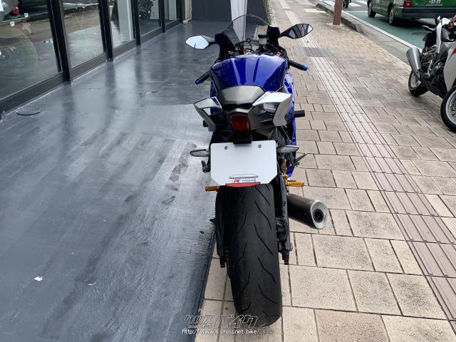 ヤマハ YZF-R6 600・2017(H29)初度登録(届出)年・青・600cc・グリット