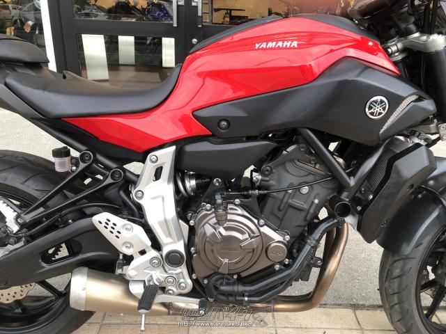 ヤマハ MT-07 700・2014(H26)初度登録(届出)年・赤・700cc・グリット