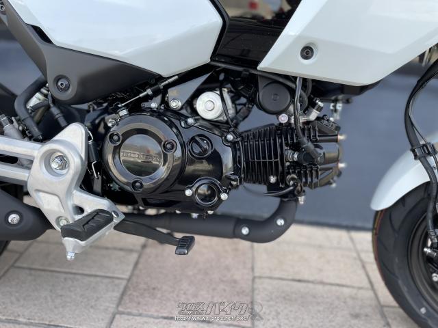 ホンダ グロム 125・ホワイト・125cc・グリット・保証付・24ヶ月