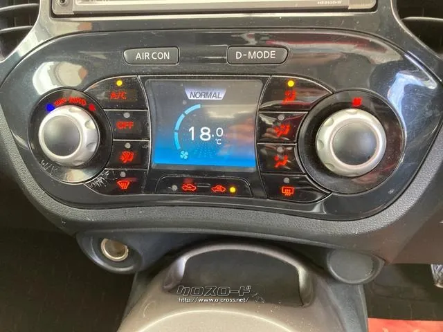 【 オートエアコン 】家庭のエアコンと同じように、設定温度になるまで風量をエアコ 日産 ジューク