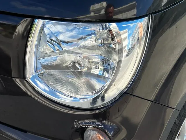 ヘッドライトのガラスコーティング済み。実際にヘッドライトの輝きを実車でご確認ください。 スズキ MRワゴン