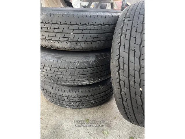 タイヤ・195/80R15 DUNLOP 4本 ・2万円・Laule'a・○8分山 ○195/80R15