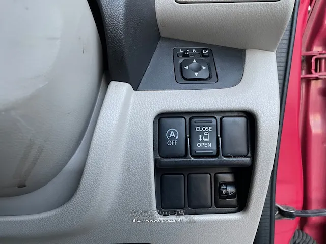 ドアミラーは自動格納で便利です 左側スライドドア電動格納 ヘッドライトレベライザ 日産 デイズルークス