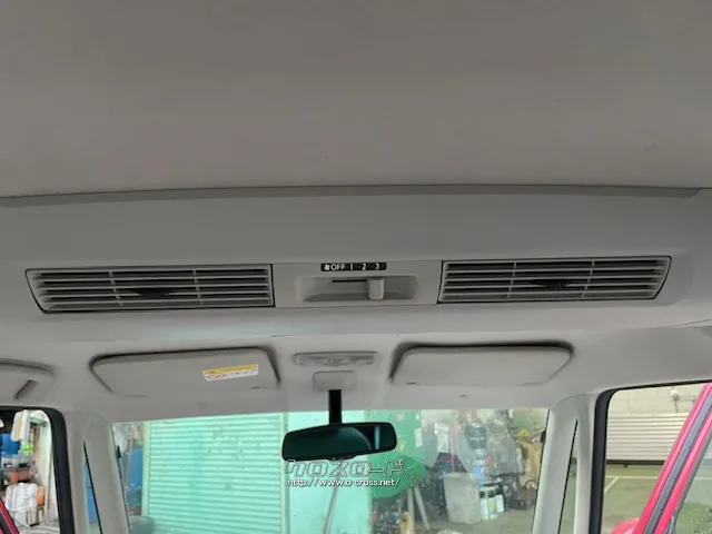 後部座席まで冷風行き届くように送風付いてます 日産 デイズルークス