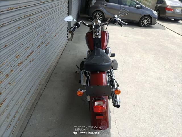 現行モデルに比べるとタイヤサイズが細いですが、取り回しも楽で乗り易いです。 ハーレーダビッドソン ソフテイル