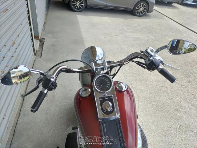 グリップヒーターが取り付けられていますが使えません。クラッチはVPクラッチが装備されているので、クラッチレバーが軽くて疲れませんよ! ハーレーダビッドソン ソフテイル