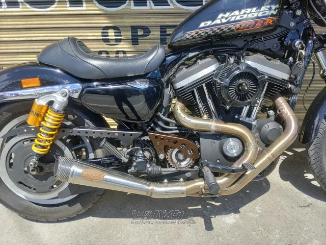 エアクリーナーと2in1マフラーはRSD製 ハーレーダビッドソン スポーツスターXL883