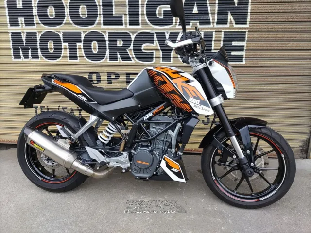 KTM 200 デューク KTM DUKE200・200cc・HOOLIGAN MOTORCYCLE・2,590km KTM 200 デューク KTM DUKE200・200cc・HOOLIGAN MOTORCYCLE・2,590km