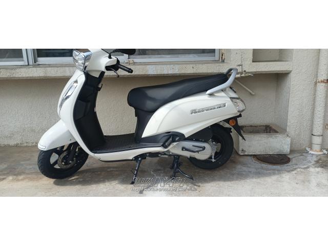 スズキ アドレス125 DP12H・ホワイト・125cc・仲村商店・437km・保証付 