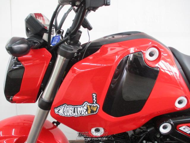 ホンダ グロム 125 現行型 低走行 カード支払いOK・2021(R3)初度登録