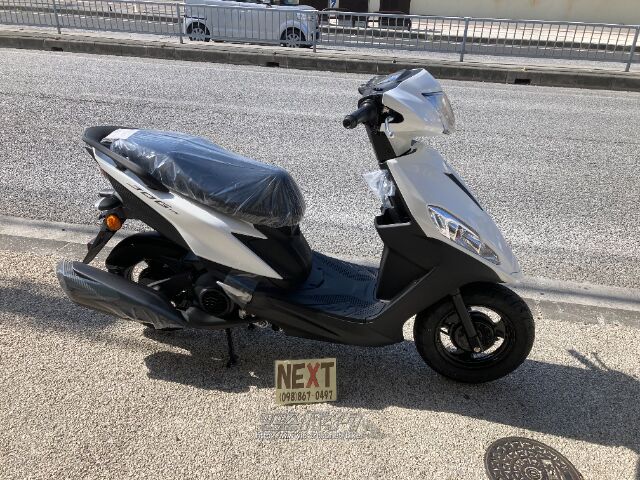 ヤマハ ジョグ125 新車・2025(R7)初度登録(届出)年・ホワイト（全