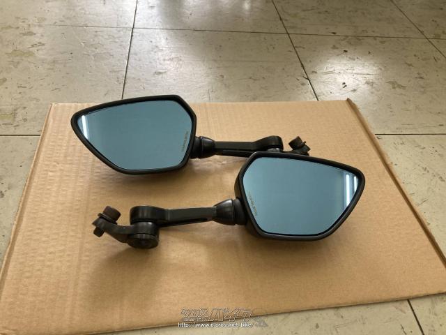 ナポレオン シャークミラー ブルー鏡 左右セット バイクミラー ナポレオン シャークミラー1B ブルー鏡 左右セット