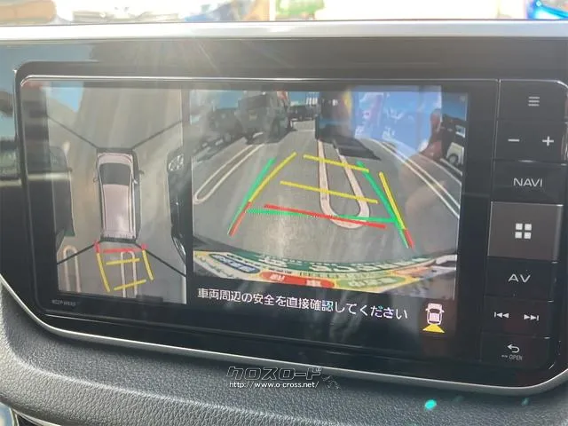 【全周囲カメラ】真上から車を見たようにモニターで確認ができる。是非実際の車で体感してみてください。 ダイハツ ムーヴ