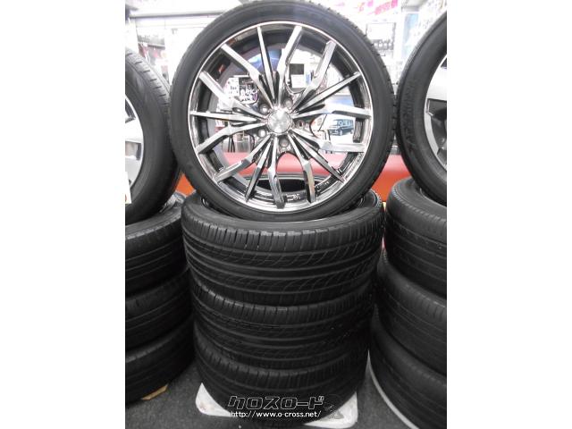 ホイール・タイヤ・18インチ レオニスLV・エコス225/40R18 4本セット 