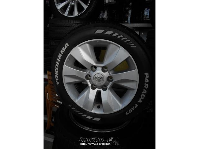 ホイール・タイヤ・17インチ プラド純正ホイル・パラダ215/60R17 4本