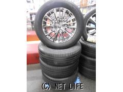 ホイール・タイヤ 17インチ 美品30アルファードHV純正 メッキタイヤホイルセット