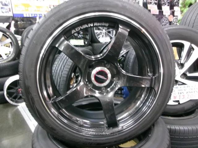 ホイール・タイヤ 17インチ アドバンレーシングTC4 1775+43 112-5 ブルーアースG