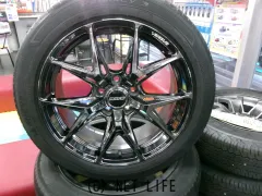 ホイール・タイヤ 18インチ RAYS ベルサスVV21S 1880+45 114.3-5・ミシュ