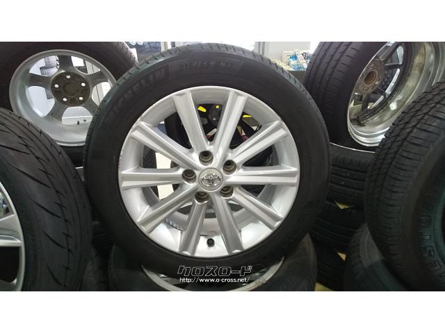 車のパーツ タイヤ、ホイール ホイール・タイヤ・トヨタ純正 17インチ・ご成約・ベイエリア