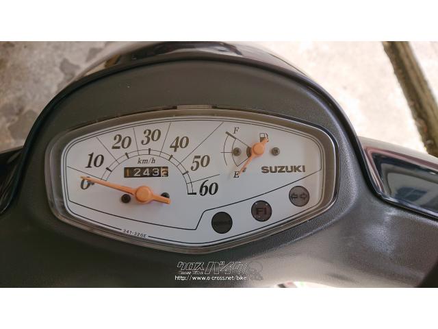 スズキ レッツ4・ブラック・50cc・GARAGE RIDE・疑義車(4桁メーターの