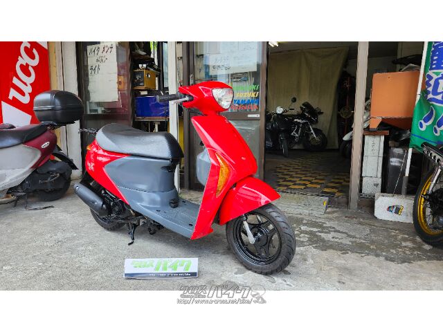 スズキ レッツ5 G 50・レッド・50cc・GARAGE RIDE・5,613km・保証付・1