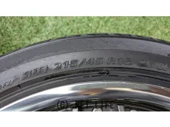 ホイール・タイヤ ホイル18インチ7.5J:オフセット+42ピッチ114.3:5穴 タイヤ:215