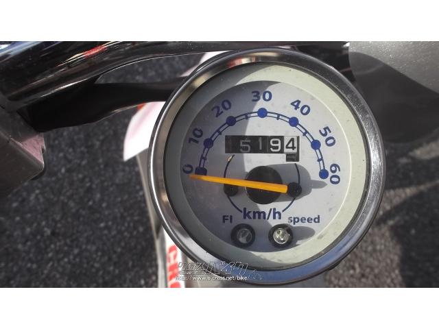 NO.4845　レッツ４パレット　４サイクル　ＦＩ車　盗難防止警報アラーム　燃料メーター　ホワイト　☆彡 NO.4845 レッツ4パレット 4サイクル FI車 盗難防止警報アラーム